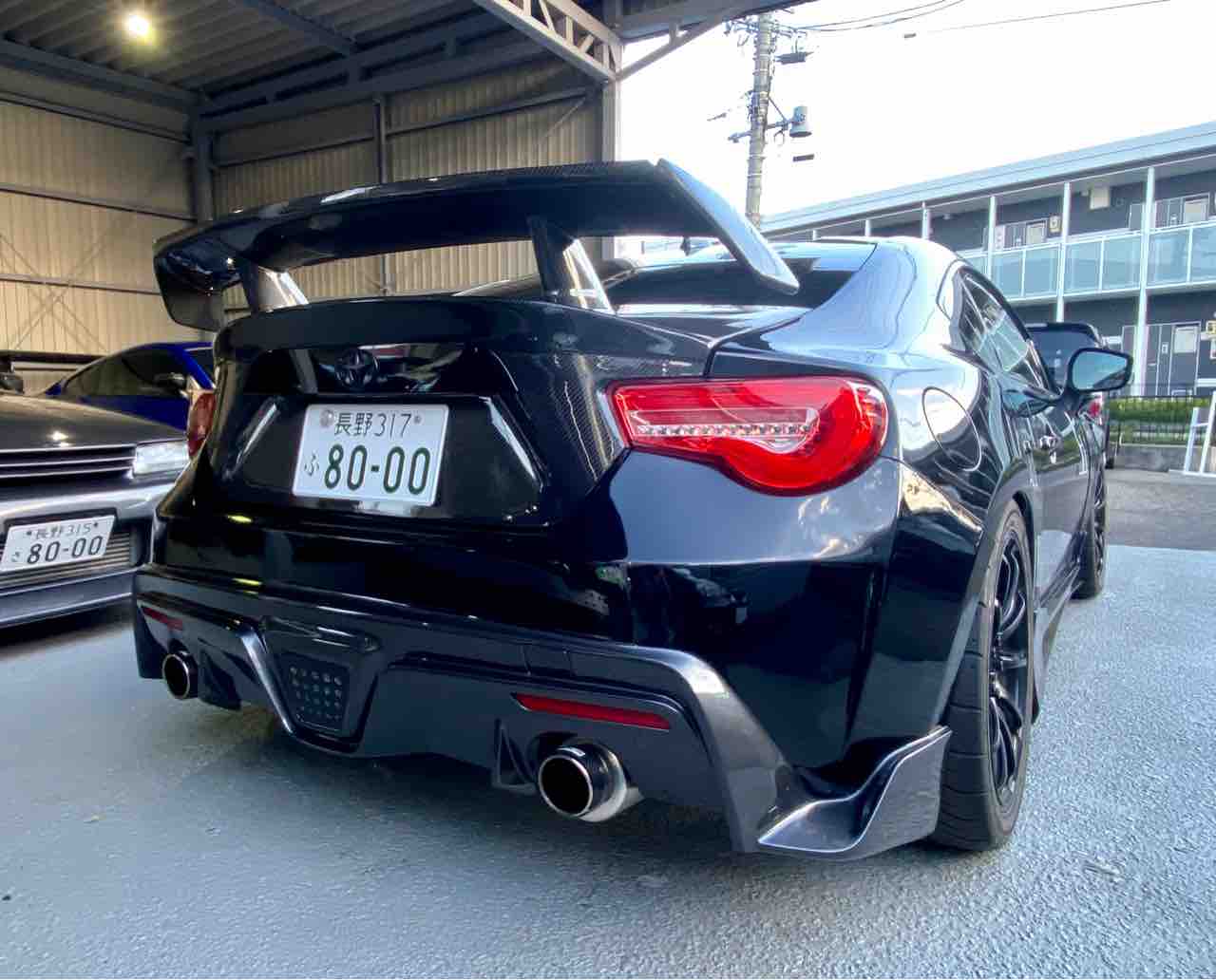 GARAGEMAK GENERAL PURPOSE REAR WING FRP FOR TOYOTA FT86 ZN6 AERO GARAGEMAK-00013