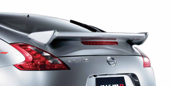 NISMO K51 (Plate Silver (M)) Rear Spoiler  For FairLady Z Z34  K60C0-1EK3A - Black Hawk Japan