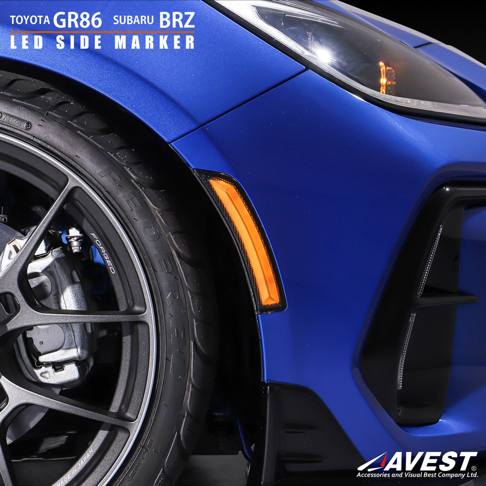AVEST FULL LED SIDE MARKER LIGHT CLEAR FOR TOYOTA GR86 ZD8 SUBARU BRZ ZD8 SB5003-U-C