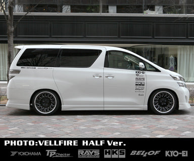 CAR MAKE T&E [ ISM] ANH GGH 20,25 W VELLFIRE SIDE STEP (6 PIECE SET) LEFT AND RIGHT SET FOR  CARMAKETE-02392