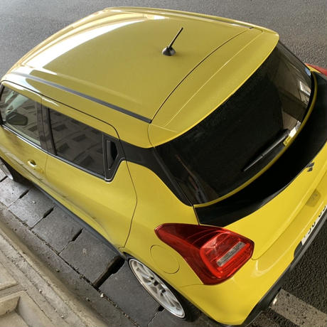 RESULT JAPAN TAILGATE SPOILER FOR ZC33S FRP UNPAINTED FOR SUZUKI SWIFT SPORT ZC33S