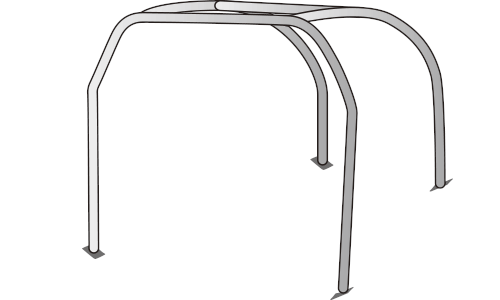 OKUYAMA DASH ROLL CAGE STEEL 5P  For TOYOTA VITZ NCP131 705-051-0