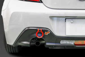 OKUYAMA FLIP-UP TOWING HOOK FRONT OR REAR RED For TOYOTA 86 ZN8 301-112-0-RD