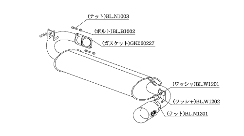 KAKIMOTO RACING EXHAUST KAKIMOTO.R FOR TOYOTA MR-2 SW20  TS334