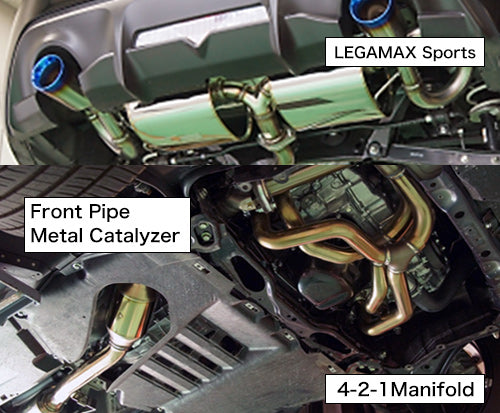 HKS SUPER MANIFOLD R-SPEC + LEGAMAX SPORTS Ti  For Subaru BRZ ZC6 FA20 32025-AT004