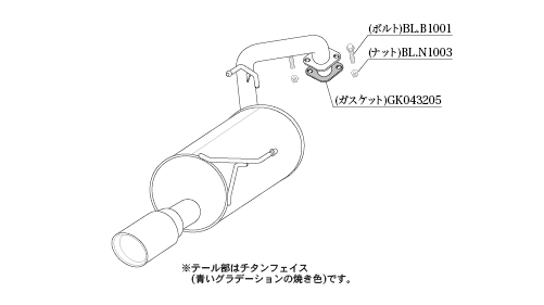 KAKIMOTO RACING EXHAUST CLASS KR FOR NISSAN NOTES POWER HE12  N713113