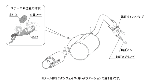 KAKIMOTO RACING EXHAUST GT BOX 06 S FOR TOYOTA VITZ HYBRID GR SPORTS NHP130  T443160