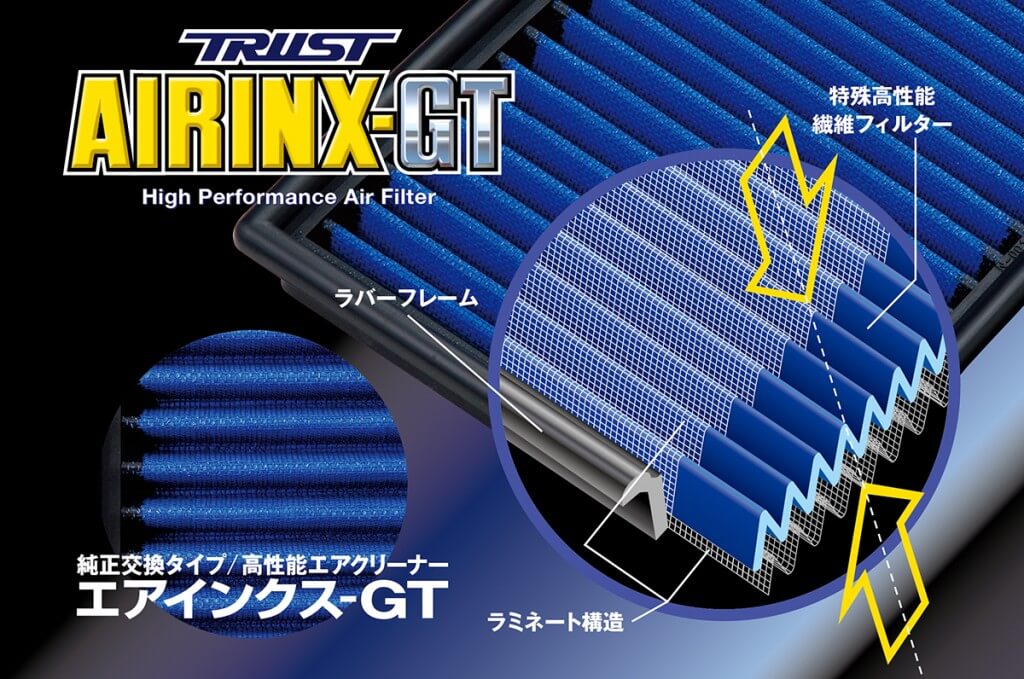 GREDDY AIRINX-GT FOR MITSUBISHI MIRAGE CJ2A 4A CK2A 4A 6A CL2A 12532501  Black Hawk Japan