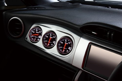 BLITZ SILVER RACING METER PANEL RED Φ60 meter set for 86 / BRZ  For MULTIPLE FITTING  19176