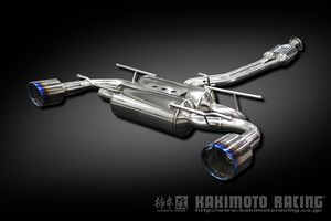 KAKIMOTO RACING CLASS KR TI W. CENTER EXHAUST FOR TOYOTA GR86 ZN8 SUBARU BRZ ZD8 T713181WC