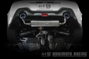 KAKIMOTO RACING CLASS KR TI AXLEBACK EXHAUST FOR TOYOTA GR86 ZN8 SUBARU BRZ ZD8 T713181RC