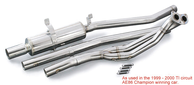 TODA RACING EX Down Pipe and Muffler SUS  For LEVIN TRUENO 4AG N1 18000-860-0N1