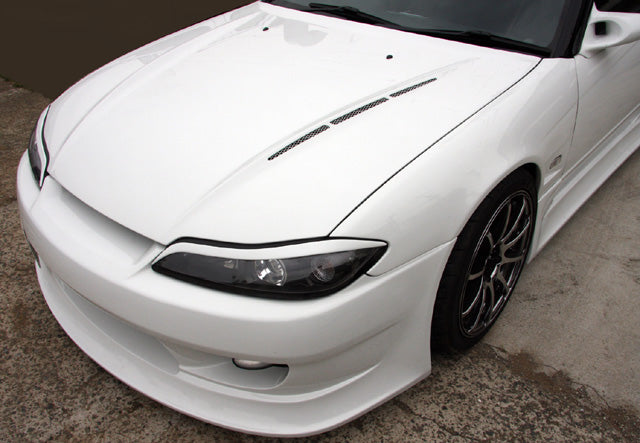 CAR MAKE T&E [VERTEX EDGE] S15 SILVIA (15 SILVIA) BONNET WITH SLIT BONNET WITH SLIT (WET CARBON) NONE FOR  CARMAKETE-02135