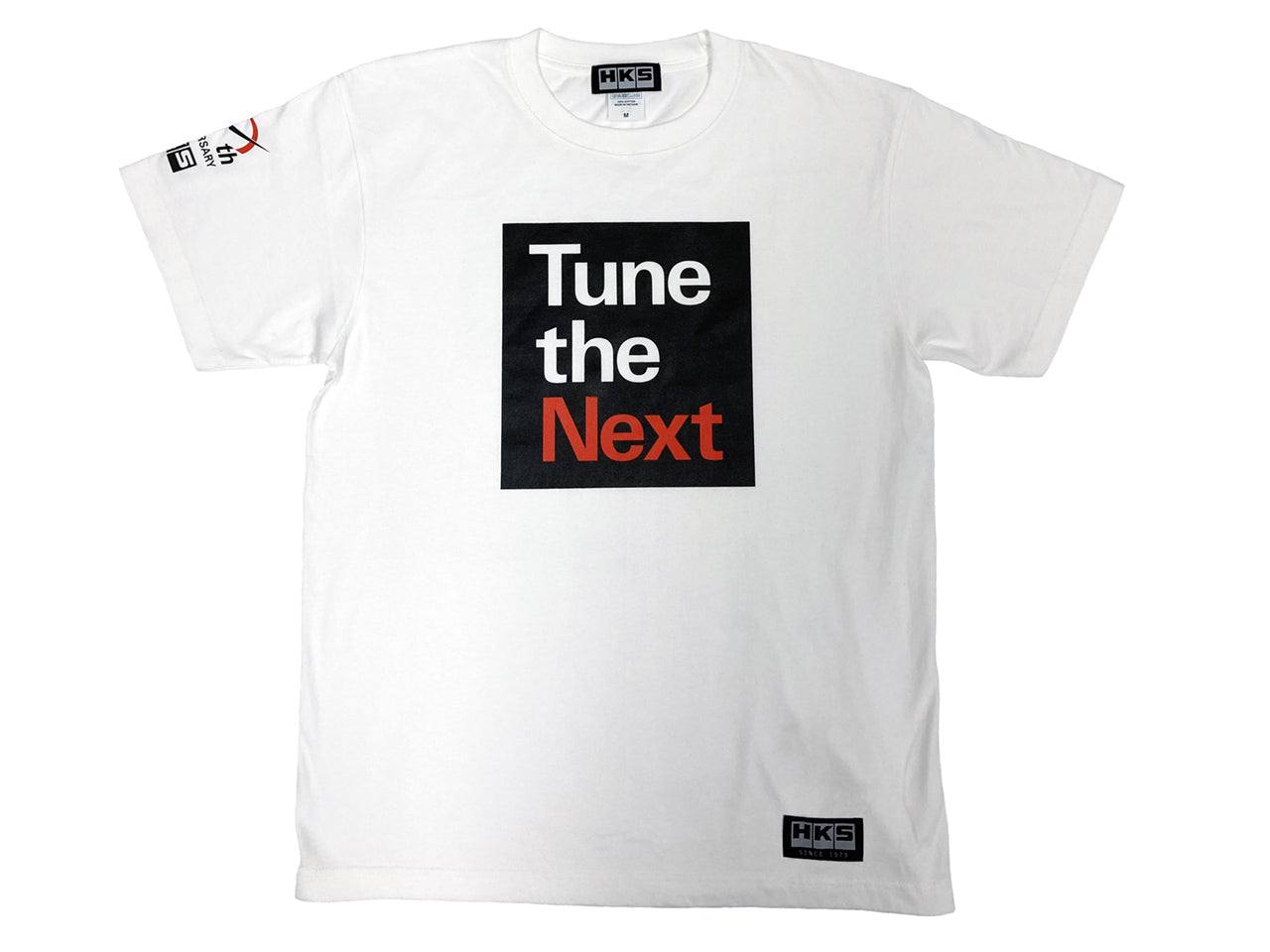 HKS 50TH T-SHIRT TUNE THE NEXT WHITE M 51007-AK514