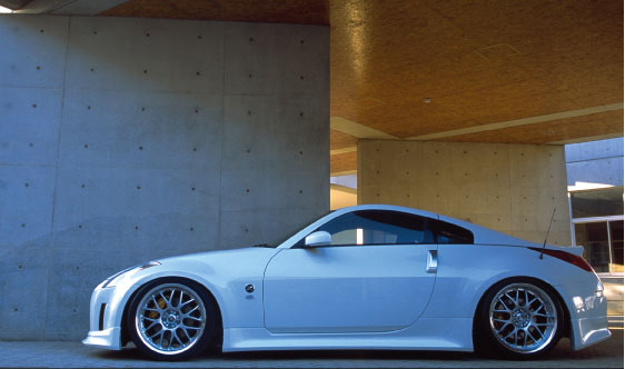 CAR MAKE T&E [VERTEX] Z33 FAIRLADY Z HALF VER (Z33 FAIRLADY Z HALF TYPE) SIDE STEP LEFT AND RIGHT SET FOR  CARMAKETE-02351