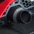 POWER CRAFT HYBRID EXHAUST MUFFLER SYSTEM BLACK UPPER TAIL WITH RACING STRAIGHT CATALYZER FOR LAMBORGHINI AVENTADOR SVJ ULTIMAE P-LA1040101-SE-BKUPT