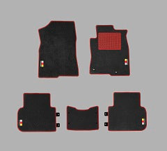 MUGEN STANDARD SET MATS BLACK X RED FOR HONDA CIVIC FL1 61100-XNR-K0S0-RD