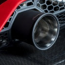 POWER CRAFT HYBRID EXHAUST MUFFLER SYSTEM MATT BLACK TAIL WITH RACING STRAIGHT CATALYZER FOR LAMBORGHINI AVENTADOR SVJ ULTIMAE P-LA1040101-SE-BKT