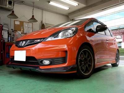 SEEKER FRONT HALF SPOILER FRP UNPAINTED FOR HONDA FIT GE KOUKI 16000-GE8-BF1