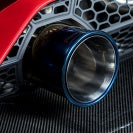 POWER CRAFT FULL TITAN HYBRID EXHAUST MUFFLER SYSTEM BLUE TAIL FOR LAMBORGHINI AVENTADOR SVJ ULTIMAE  P-LA1040104-BLT