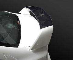 SEEKER CARBON REAR SPOILER WITH UV CUT CLEAR PAINT FOR HONDA CIVIC