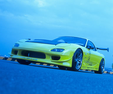 CAR MAKE T&E [VERTEX] FD3S RX-7 BUMPER CANARD LEFT SIDE (PASSENGER SIDE) ONLY FOR  CARMAKETE-02361