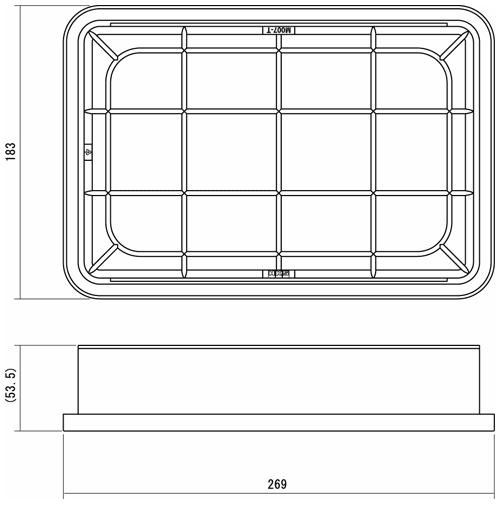 HKS SUPER HYBRID FILTER  For MITSUBISHI DELICA D:5 CV4W 4B11 70017-AM007