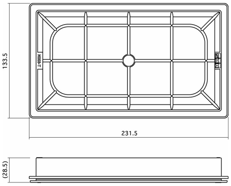 HKS SUPER HYBRID FILTER  For NISSAN NV200 M20 VM20 HR16DE 70017-AN003