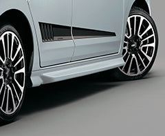 MUGEN FIT SIDE SPOILER (DASH) Crystal Black Pearl For HONDA FIT GR1 2-8 70219-XNN-K1S0-CB - Black Hawk Japan