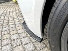 LEMS DRY CARBON REAR UNDER SPLITTER VER1 LEFT AND RIGHT SET UNPAINTED FOR TOYOTA GR86 ZN8 SUBARU BRZ ZD8 L763-1