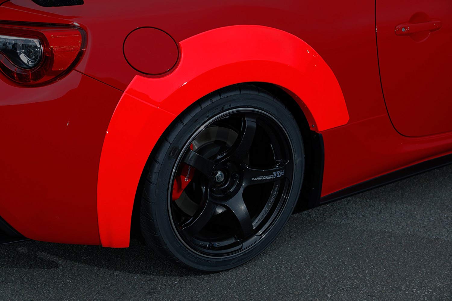MAX ORIDO REAR OVER FENDER RED  For TOYOTA FT86 ZN6 FA20 AKE-022-C7P