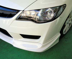 SEEKER FRP FRONT HALF SPOILER BLACK GEL UNPAINTED FOR HONDA CIVIC FD2  16000-FD2-F01