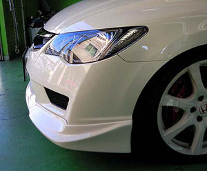 SEEKER FRP FRONT HALF SPOILER BLACK GEL UNPAINTED FOR HONDA CIVIC FD2  16000-FD2-F01