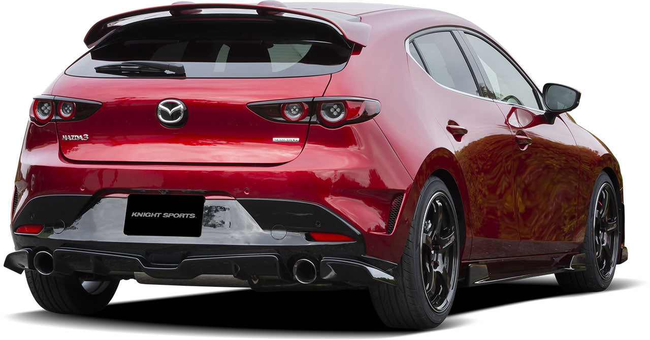 KNIGHT SPORT REAR WING SPOILER For MAZDA 3 BP KZD-72335