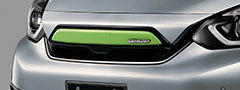 MUGEN FIT FRONT GRILLE GARNISH Crystal Black Pearl For HONDA FIT GR1 2-8 75130-XNN-K0S0-CB
