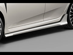 MUGEN Side Spoiler Garnish Pearl Crystal Black  For HONDA CIVIC TYPE R FK8 75300-XNCF-K0S0-CB