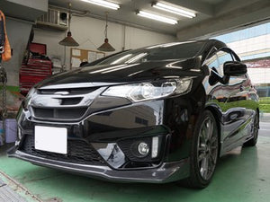 SEEKER FRONT HALF SPOILER CARBON UV CUT CLEAR PAINTED FOR HONDA FIT GK  16000-GK5-C02