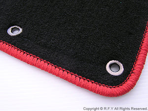 RACING FACTORY YAMAMOTO FLOOR MAT WITH ADDITIONAL ANTI SLIP BRACKET ORANGE FOR HONDA S2000 AP1 RACING-FACTORY-YAMAMOTO-00215