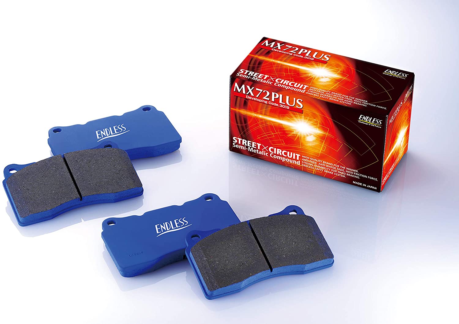 ENDLESS ブレーキパッド RCP132 MX72 ENDLESS MX72 PLUS BRAKE PAD FOR BREMBO CALIPER FOR RCP132-MX72