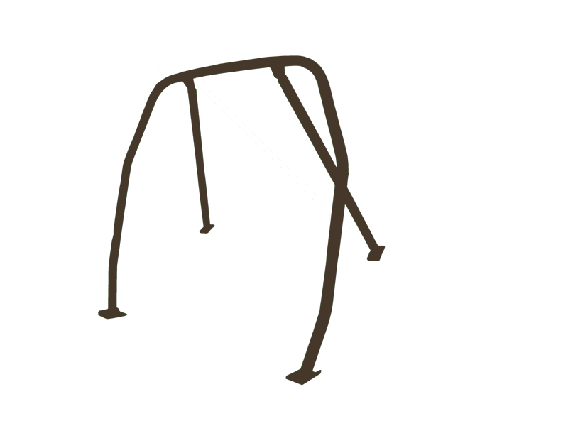 SAITO ROLLCAGE FOUR POINT CHROMOLY (2 Seats) FOR TOYOTA MARK II JZX110 SUNROOF
