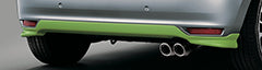 MUGEN FIT REAR UNDER SPOILER (SKIP) Premium Sunlight White Pearl For HONDA FIT GR1 2-8 84111-XNN-K0S0-PT