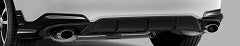 MUGEN REAR UNDER SPOILER PLATINUM WHITE PEARL FOR HONDA CIVIC FL1 84111-XNR-K0S0-PZ