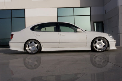 CAR MAKE T&E [VERTEX] JZS160 161 ARISTO SIDE STEP RIGHT SIDE (DRIVER'S SIDE) ONLY FOR  CARMAKETE-02266 - Black Hawk Japan