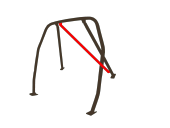 SAITO ROLLCAGE SKEW BAR FOR NISSAN SKYLINE R32 4DR SUNROOF