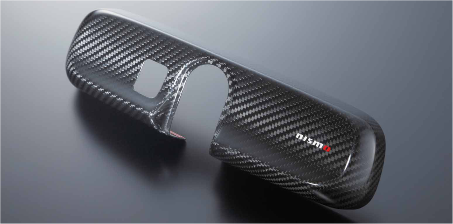 NISMO Carbon Room Mirror Cover  For Caravan NV350 E26  96325-RN011