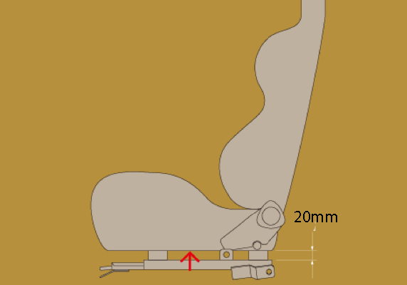 BRIDE HIGH POSITION ADAPTER A15NPO