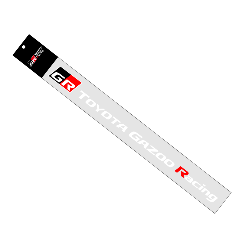 GAZOO RACING CUTTING STICKER WHITE GR17A019