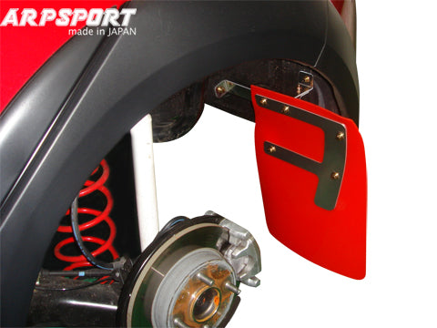 LAILE BEATRUSH MUD FLAPS BLUE FRONT For COLT RALLIART Ver R Z27AG COLT 15C Z23A A63232-F3