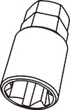 KYO-EI PARTS (ONE) KEY ADAPTER (1) A-93
