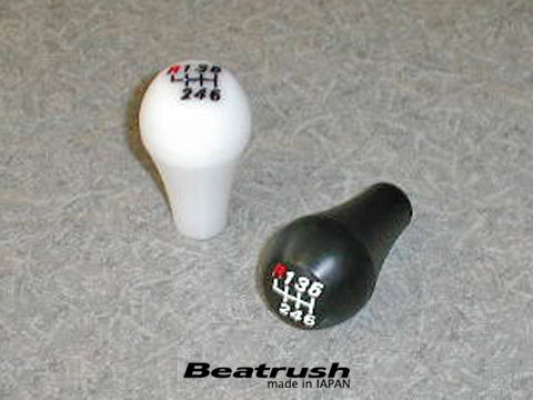 LAILE BEATRUSH JURACONR GEAR KNOB TYPE D M10x1 25P 6S R1 6 WHITE A91012W-D6